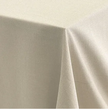 Faux Linen Tablecloth - Variety of Colours