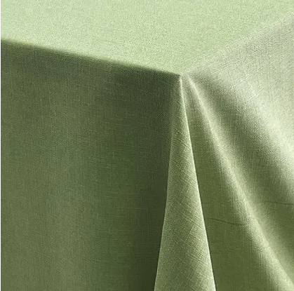 Faux Linen Tablecloth - Variety of Colours