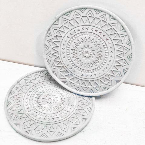 Mandala Coasters Set of 2 Variety of Colours Linen Closet Home